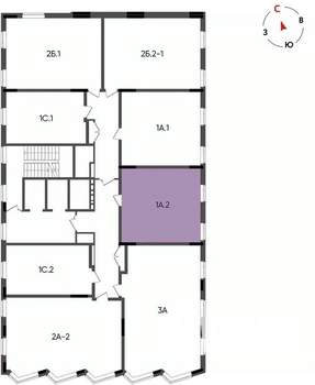 1-к квартира, вторичка, 41м2, 12/14 этаж
