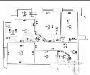 3-к квартира, вторичка, 83м2, 10/16 этаж