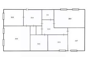 4-к квартира, вторичка, 148м2, 2/5 этаж