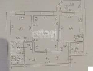 2-к квартира, вторичка, 63м2, 8/18 этаж