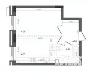 1-к квартира, вторичка, 36м2, 15/22 этаж