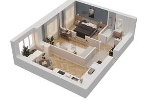 2-к квартира, вторичка, 51м2, 9/10 этаж