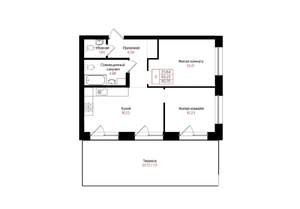 2-к квартира, вторичка, 61м2, 9/25 этаж