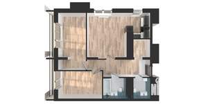 2-к квартира, вторичка, 70м2, 6/25 этаж