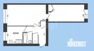 2-к квартира, вторичка, 62м2, 3/6 этаж