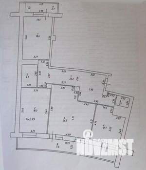 3-к квартира, вторичка, 107м2, 16/22 этаж