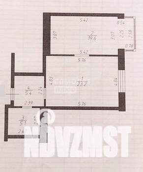 2-к квартира, вторичка, 53м2, 3/8 этаж