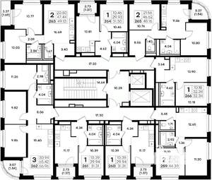 2-к квартира, вторичка, 44м2, 9/11 этаж