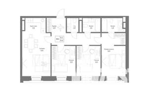 4-к квартира, вторичка, 93м2, 3/4 этаж