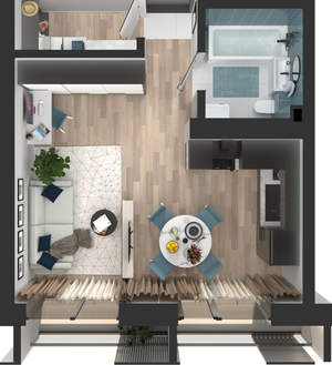 Студия квартира, вторичка, 34м2, 10/10 этаж