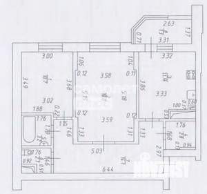 2-к квартира, вторичка, 63м2, 14/18 этаж
