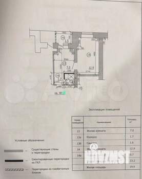 1-к квартира, вторичка, 25м2, 2/5 этаж