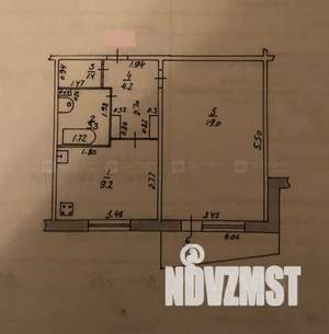 1-к квартира, вторичка, 37м2, 2/9 этаж