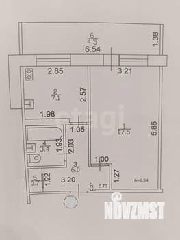 1-к квартира, вторичка, 35м2, 1/9 этаж