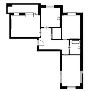 3-к квартира, вторичка, 88м2, 1/5 этаж