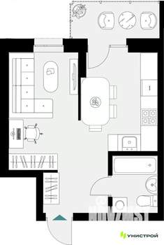 1-к квартира, вторичка, 33м2, 14/18 этаж