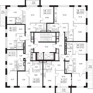 1-к квартира, вторичка, 36м2, 4/8 этаж