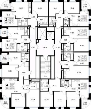 1-к квартира, вторичка, 34м2, 6/10 этаж