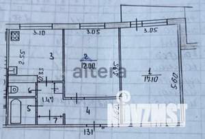 2-к квартира, вторичка, 50м2, 6/9 этаж