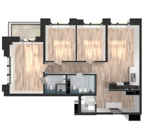 3-к квартира, вторичка, 78м2, 4/23 этаж