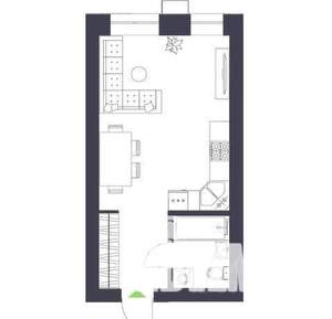 Студия квартира, вторичка, 11м2, 6/7 этаж