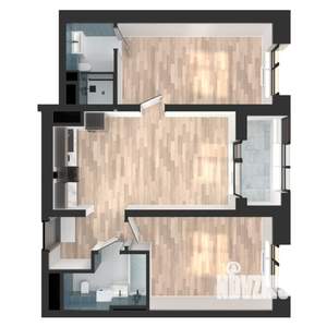 2-к квартира, вторичка, 66м2, 6/23 этаж