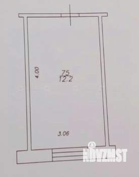 1-к квартира, вторичка, 12м2, 4/5 этаж