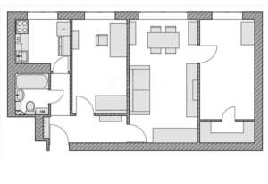 3-к квартира, вторичка, 70м2, 5/10 этаж
