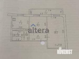 2-к квартира, вторичка, 48м2, 6/10 этаж