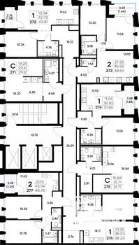 2-к квартира, вторичка, 45м2, 4/20 этаж