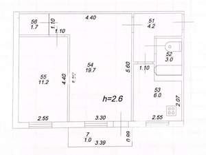 2-к квартира, вторичка, 46м2, 4/5 этаж