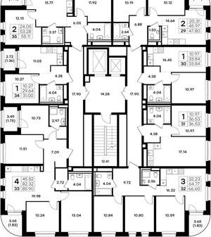 4-к квартира, вторичка, 86м2, 6/10 этаж