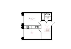 1-к квартира, вторичка, 40м2, 8/25 этаж