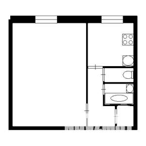 1-к квартира, вторичка, 35м2, 5/9 этаж