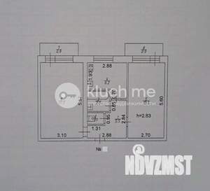2-к квартира, вторичка, 49м2, 3/3 этаж