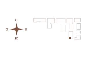 1-к квартира, вторичка, 55м2, 2/6 этаж