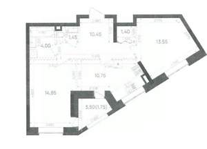 2-к квартира, вторичка, 57м2, 4/15 этаж