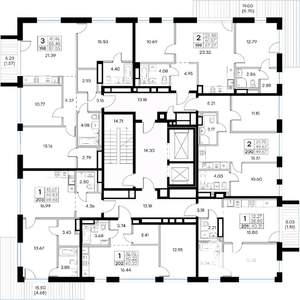 2-к квартира, вторичка, 50м2, 7/8 этаж