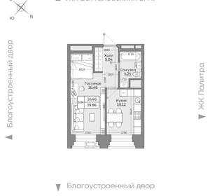 1-к квартира, вторичка, 36м2, 21/24 этаж
