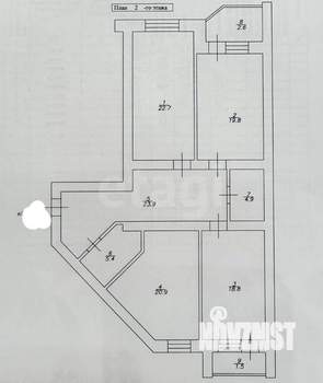 3-к квартира, вторичка, 116м2, 2/14 этаж