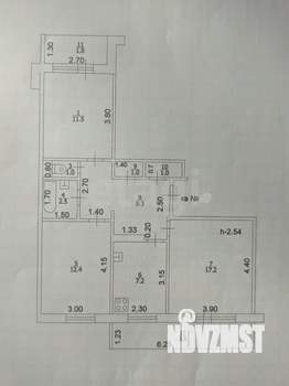 3-к квартира, вторичка, 63м2, 5/10 этаж