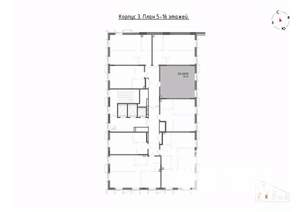 1-к квартира, вторичка, 41м2, 15/22 этаж