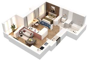 2-к квартира, вторичка, 50м2, 10/13 этаж