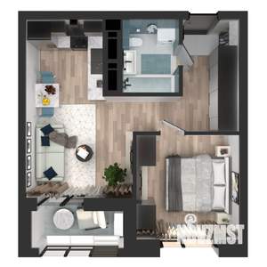 1-к квартира, вторичка, 38м2, 4/23 этаж