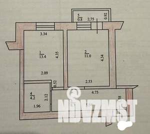1-к квартира, вторичка, 37м2, 3/6 этаж