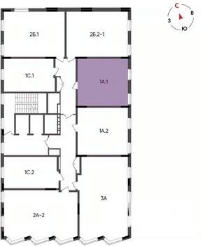 1-к квартира, вторичка, 41м2, 12/14 этаж