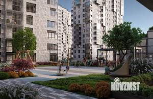 2-к квартира, строящийся дом, 45м2, 17/20 этаж