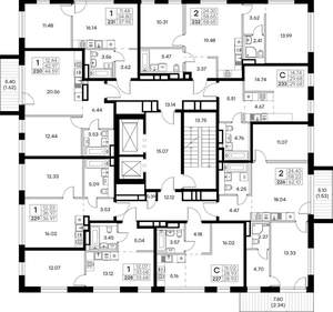 2-к квартира, вторичка, 62м2, 4/8 этаж