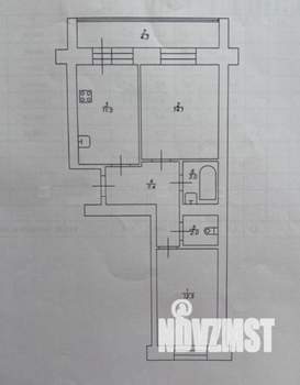 2-к квартира, вторичка, 55м2, 3/10 этаж