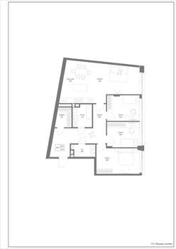 4-к квартира, строящийся дом, 115м2, 1/4 этаж